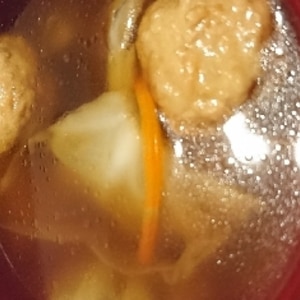 あっさり温まる～肉団子スープ
